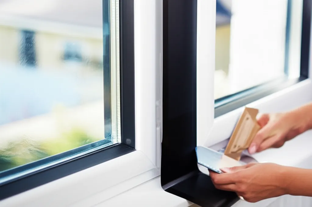 Kozijnen wrappen voor en na - van verouderd naar modern in 1 dag