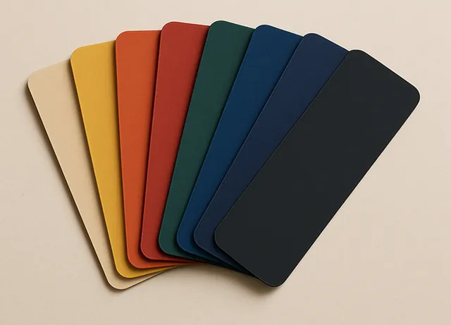 Uni-kleur folie stalen